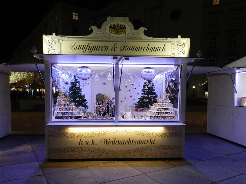 Austria Wiedeń Weihnachtsmarkt Na placu Michała. 
